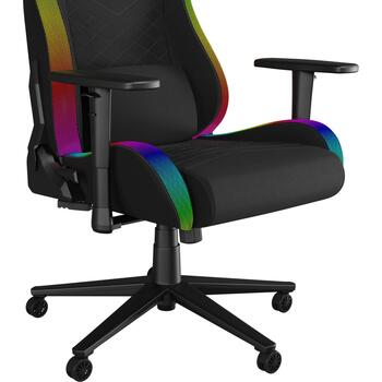Genesis Trit 660 RGB NFG-2247, spēļu krēsls, 129-136cm, 150kg, 60mm, ergonomisks, atmiņas putas, audums, RGB apgaismojums (NFG-2247)