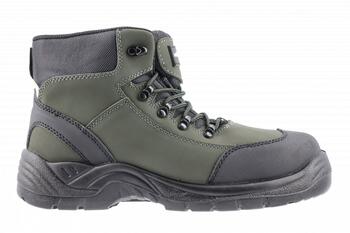 Hogert HT5K562-43 aizsargzābaki, S3, SRC, 43.izm., nubuka āda, PU zole, kompozīta purngals, Kevlar ieliktnis (HT5K562-43)