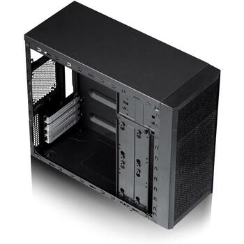 Fractal Design компьютерный корпус Core 1000 USB 3.0 FD-CA-CORE-1000-USB3-BL, Micro ATX, черный, 2x 5.25 дюйма, 2x 3.5 дюйма (FD-CA-CORE-1000-USB3-BL)