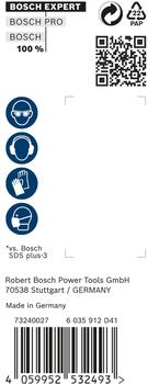 Perforatora urbjiem EXPERT SDS PLUS-7X TRIECIENURBIS PERFORATORIEM BOSCH 2608900176 (2608900176)