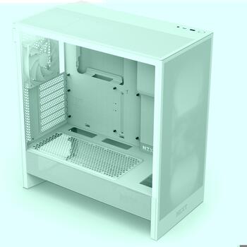 Nzxt Kaste H5 Flow CC-H52FW-01, 430mm, 225mm, 465mm, 1x120mm priekšējie ventilatori, 1x120mm aizmugurējie ventilatori (CC-H52FW-01)