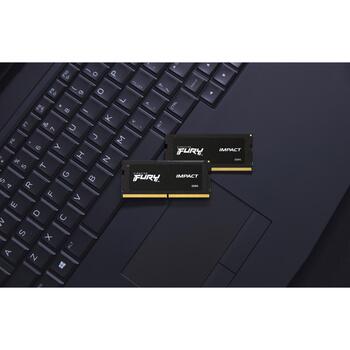Kingston FURY Оперативная память DIMM KF556S40IB-32, 32 ГБ, 5600 MT/s, CL40, 262-pin, без ECC (KF556S40IB-32)