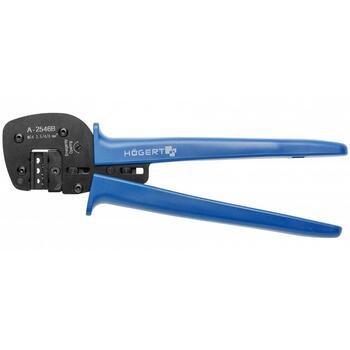 Hogert обжимные плоскогубцы MC4 HT1P199, 270mm, 2.5mm²/4mm²/6mm², точный механизм с защёлкой, сменная ручка (HT1P199)