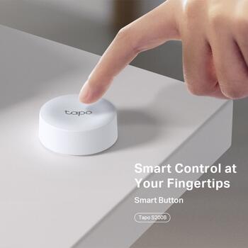 Tp-Link умная кнопка TAPOS200B, батарея CR2032, 868MHz, 922MHz, 0~40°C, iOS 10+, Android 5.0+, умные действия (TAPOS200B)