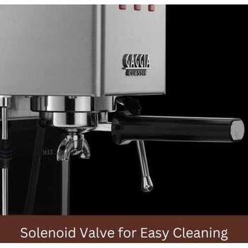 Gaggia кофемашина RI9481/11 Classic E24, 15 бар, 2.1 л, взбиватель молока, полуавтоматическая, шлифованная нержавеющая сталь (RI9481/11)
