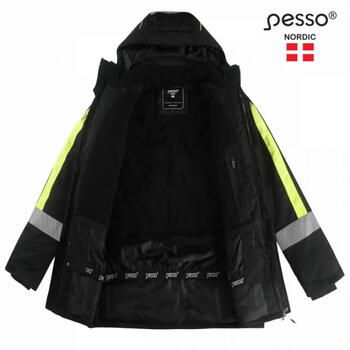 Pesso Зимняя куртка Nova NOVA_J-M, M, 5000мм, 3000г/м² 24ч, светоотражающая, съемный капюшон (NOVA_J-M)