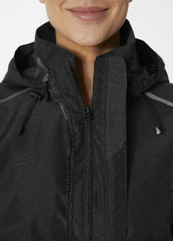 Helly Hansen sieviešu darba jaka Manchester 2.0 zip in 71262_990-M, melna, M, 100% poliesteris 152 g/m², EN 343:2019 kl. 3,4 (71262_990-M)
