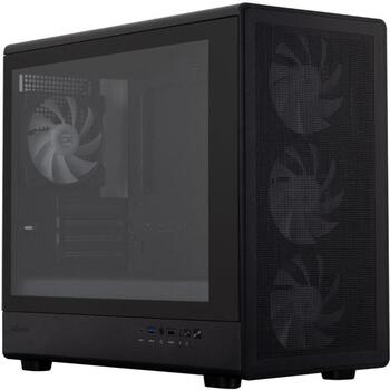 Zalman M5 M5 BLACK, корпус mATX Mini-Tower, 4x120mm ARGB вентилятора, сталь/пластик/закаленное стекло, 474x220x408mm (M5 BLACK)