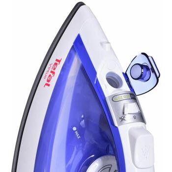 Tefal Tvaika gludeklis FV1711, 1800 W, 24 g/min, 80 g/min, zils, antislīdoša zole, tvaika trieciena funkcija (FV1711)