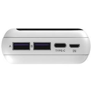 Navitel Power Bank PWR20 MX White, 20000mAh, 3.7V, 74Wh, 2xUSB-A, двунаправленный USB-C, микро-USB (PWR20 MX White)