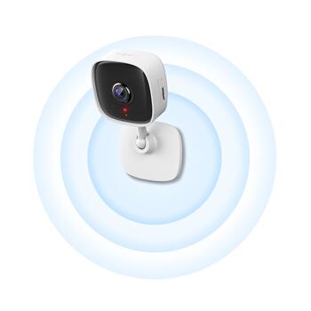 TP-LINK Tapo C110 mājas Wi-Fi novērošanas kamera, 3MP, 2.4GHz, H.264, 256GB microSD, nakts redzamība 30 pēdas, divvirzienu audio (TAPOC110)