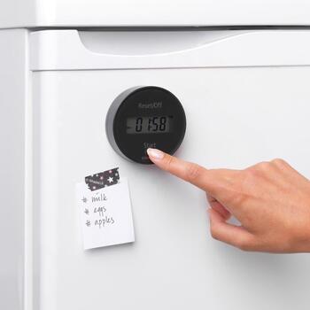 Brabantia кухонный таймер с магнитом 121968, 99 мин, CR2032, магнитный, TAST+ (121968)