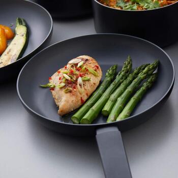 Russell Hobbs Cepšanas panna RH028371EU7, 24cm, 5cm, maigs pieskāriens, elektriskā, gāzes, stikla keramikas, indukcijas (RH028371EU7)