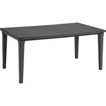 Keter Futura dārza galds 29197868939, 165x95x75cm, plastmasa, pelēks (29197868939)