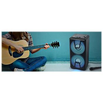Muse Беспроводная колонка M-1820DJ, 150Вт, Bluetooth 5.0, аккумулятор, 5ч, MP3, USB, AUX, микрофон, LCD (M-1820DJ)