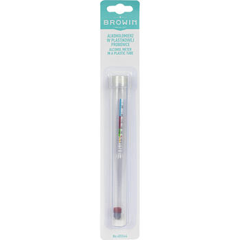 Browin alkohola mērītājs 405564, 0-95%, 20°C, plastmasas mērierīce, neiznīcīga mērierīce (405564)