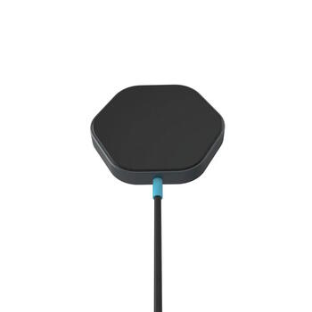Bezvadu lādētājs ar 30 W maksimālo jaudu un HEXAGON dizainu Wireless Charger HEXAGON 110 Tumši Pelēks Zils CNS-WCS110 CANYON (CNS-WCS110)