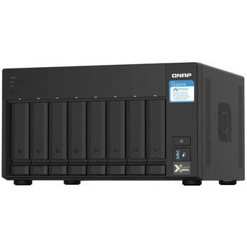 Qnap NAS uzglabāšanas tornis TS-832PX-4G, 8 x 3.5 collu SATA 6Gb/s, 4 GB DDR4, 2 x 10GbE SFP+, 2 x 2.5GbE RJ45 (TS-832PX-4G)