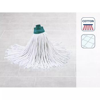 Leifheit Classic Mop cotton 1052070, 23cm, 65% kokvolna, 13% poliesteris, 22% citas šķiedras (1052070)