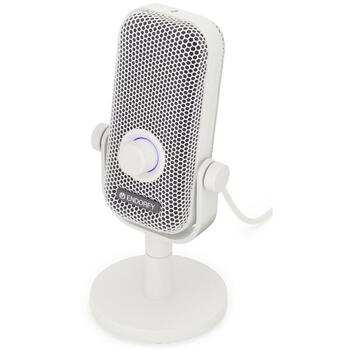 Endorfy микрофон EY1B015, 30-18000 Гц, 24 бит, USB Type-C, 3.5 мм, RGB подсветка, сенсорная кнопка отключения звука (EY1B015)