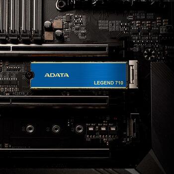 Adata SSD M.2 2280 ALEG-710-1TCS 1TB, Скорость чтения 2400 MB/s, Скорость записи 1800 MB/s, PCIe Gen3 x4, NVMe 1.4, 3D NAND, LDPC (ALEG-710-1TCS)