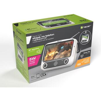 Tracer Мобильная подставка TRAUCH46874, 190mm, 90mm, 130mm, BT, USB, 5W, FM, 500mAh (TRAUCH46874)