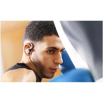 Anker Soundcore наушники с крючком Sport X20 A3968G21, 48ч, 12ч, 11мм, 20-20кГц, Bluetooth 5.3, ANC, белый/золотой, in-ear (A3968G21)