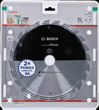 Paneļzāģiem PRO WOOD CORDLESS RIPZĀĢA ASMENS BOSCH 2608837727 (2608837727)