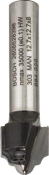 Daudzprofilu frēze HM R=2,4mm, l=13mm,kāts 8mm, Rokas frēzēm, malu frēzēm VIRSMAS PROFILĒŠANAS FRĒZE STANDARD FOR WOOD, 2608628398, BOSCH (2608628398)
