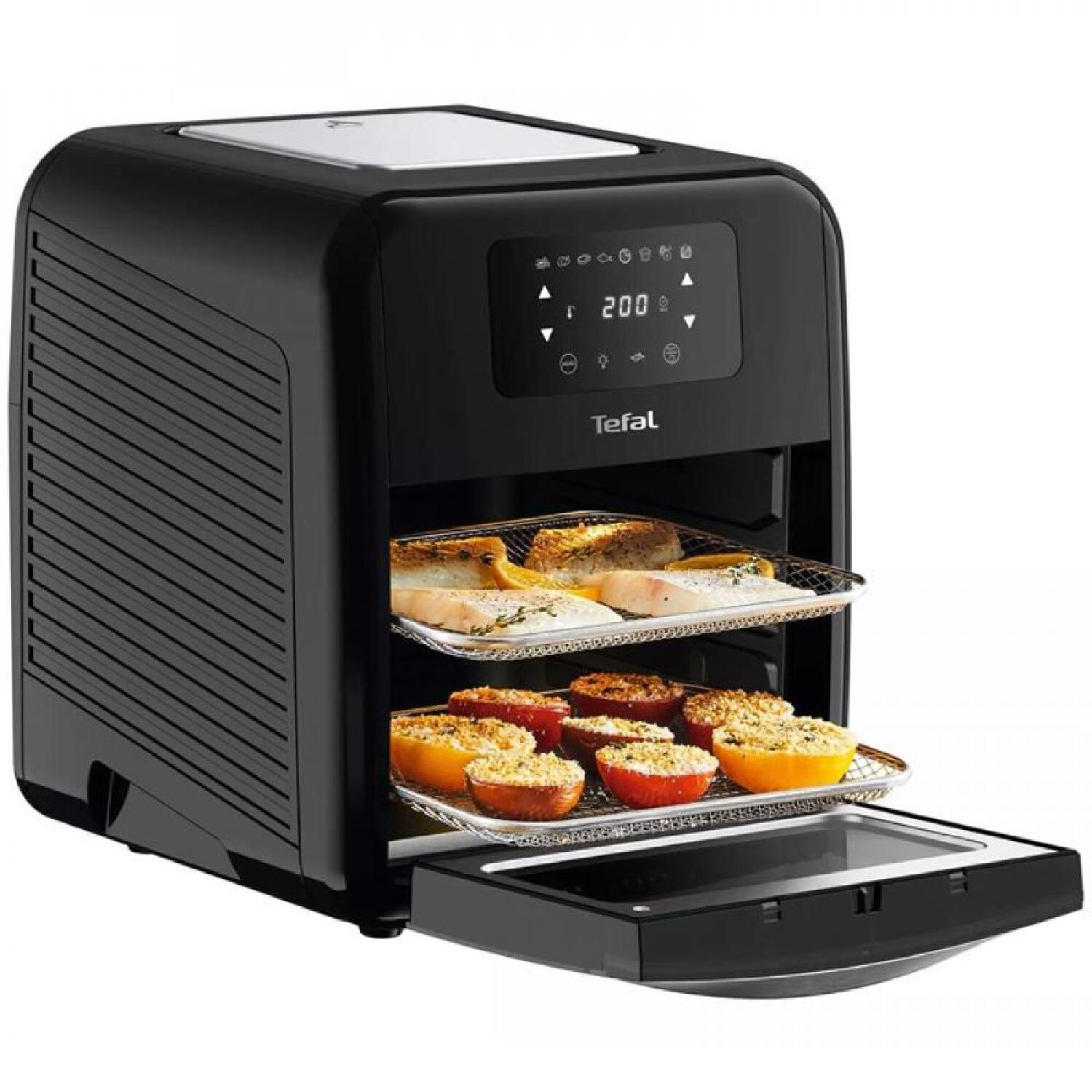 Tefal karstā gaisa friteris cepeškrāsns un grils FW501815, 2050 W, 11 L, 9 funkcijas, 6 personām, melns (FW501815)