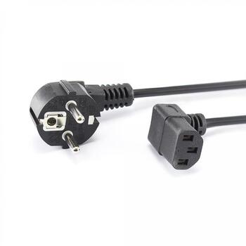 Sbox PC силовой кабель POWER-KUTNI, 2м, 220V/50-60Hz, 10A, евро тип E/F, IEC C13, 3 x 28 x 0,15 Cu, 0,5 mm², черный (POWER-KUTNI)