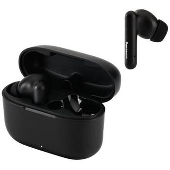 Panasonic Беспроводные наушники RZ-B110WDE-K, 6ч, Bluetooth 5.3, 10мм, IPX4, стерео, 20-20000Гц, встроенный микрофон (RZ-B110WDE-K)