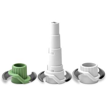 Gastroback Мини-измельчитель 40961, 0,6 L, 400 W, 2 скорости, 3 лезвия, стеклянная чаша, нержавеющая сталь, кнопки (40961)