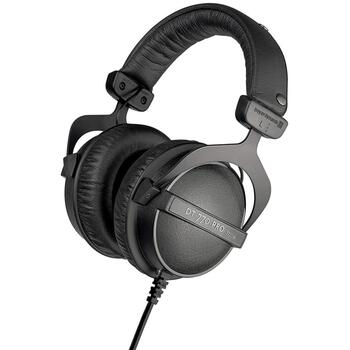 Beyerdynamic наушники DT 770 PRO 32 483664, 32Ом, 5-35000Гц, 1.6м, 3.5мм, адаптер 6.35мм, закрытые, стерео, динамические (483664)