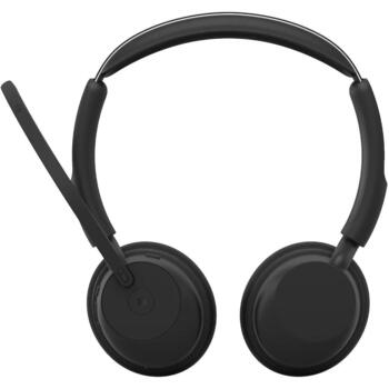 Jabra austiņas Evolve3 45 MS 34599-999-999, USB-A, Bluetooth 5.3, 36 h, 21 h, 30 m, 20-20000 Hz, 16 Ω, 4 mikrofoni (34599-999-999)