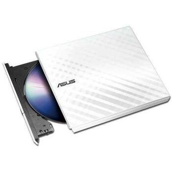 Asus DVD-привод SDRW-08D2S-ULITE/WH/G/AS, 8x, USB 2.0, Tray, Белый, Desktop/Laptop, 280 g (SDRW-08D2S-ULITE/WH/G/AS)