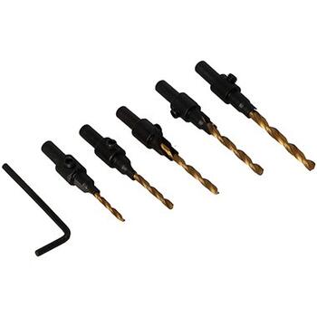 Urbji skrūvju iegremdēšanai, komplekts 2-4mm (5gab.) (649200)