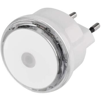 Emos LED naktslampa P3306, 230 V~, 0,5 W, 2 lm, auksti balta gaisma, fotosensors, automātiska ieslēgšanās/izslēgšanās (P3306)
