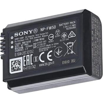 Sony Аккумулятор NP-FW50 NPFW50.ECN, 1080 мАч, Литий-ионный, 1, Для цифровых камер, STAMINA супер длительное время работы (NPFW50.ECN)