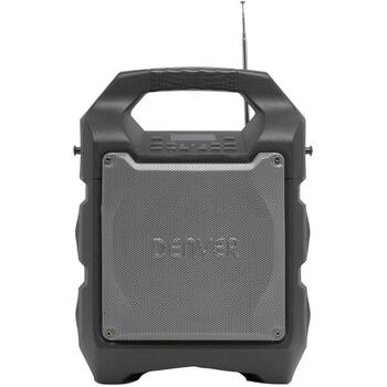 Denver Bluetooth колонка TSP-203, 20 W, 1 колонка, 12,7 см, Черный, PA система, LED, FM, Bluetooth, AUX, 2600 мАч, AC, Батарея (TSP-203)