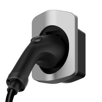 EVCharge EV025 настенный держатель кабеля, тип 2, 16A/32A, 5м/7.5м, ABS, от -30°C до +55°C, черный (EV025)