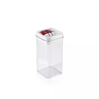 Leifheit Fresh&Easy pārtikas trauks 1,2L 1031210, hermētisks, vienas rokas atvēršana, kaudzējams (1031210)