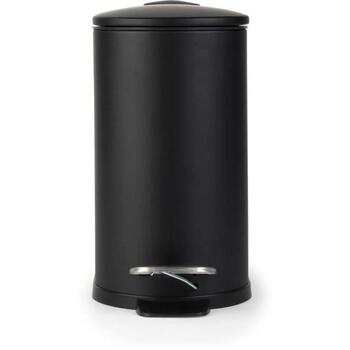 Beldray Мусорное ведро с педалью LA036690BLKPEU7, 5л, черный, 1 отсек, железо, педаль, крышка (LA036690BLKPEU7)