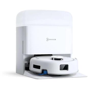 Ecovacs робот-пылесос DEEBOT MINI 2, 10000 Па, 3200 мАч, 189 мин, влажная и сухая уборка, док-станция, лазерная навигация, белый (DEEBOT MINI 2)