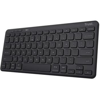 Trust klaviatūra 24707, bezvadu, QWERTY, 10 m, Bluetooth 5.0, 301 g, mini, 12 mēneši akumulatora kalpošanas laiks (24707)
