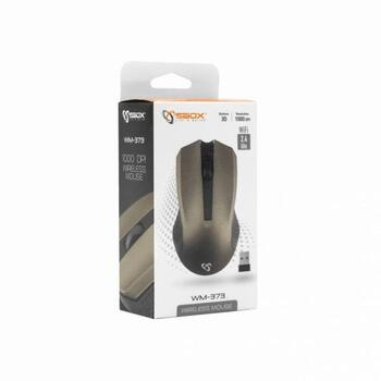 Sbox Беспроводная мышь WM-373G, 1000 DPI, 2x AAA, 3 кнопки, 2,4 GHz, 8-10m, USB 2.0 (WM-373G)