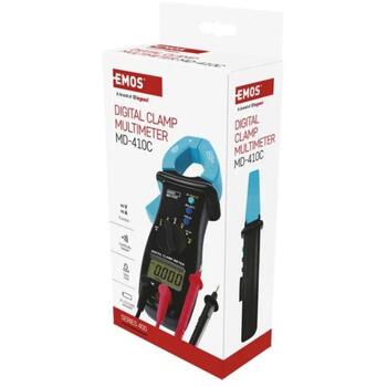 Emos Токовый мультиметр MD-410C M0400N, 400A AC, 400A DC, 4-600V AC, 400mV-600V DC, 400Ω-40MΩ, автоматическое отключение (M0400N)