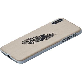 Man&Wood Чехол для смартфона M7757W, Белый, Indian Back Case, Дерево, Задний, Вырез под камеру, Пылезащитный (M7757W)