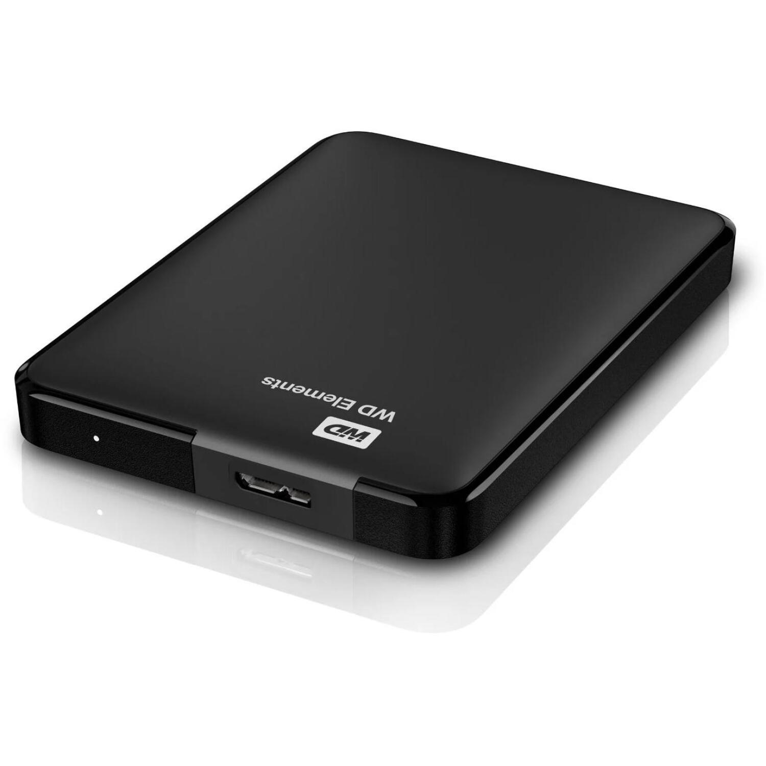 WD Elements portatīvais cietais disks, WDBUZG0010BBK-WESN, 1TB, 2.5