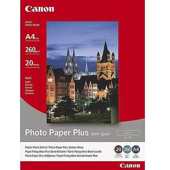 Canon fotopapīrs SG-201 A4 1686B021, 260 g/m², 20 lapas, pusspīdīgs, augstas kvalitātes fotoattēli (1686B021)